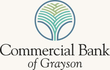 The Commercial Bank of Grayson logo