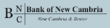 Bank of New Cambria logo
