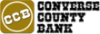 The Converse County Bank logo