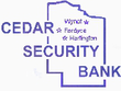 Cedar Security Bank logo