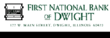 First National Bank of Dwight logo