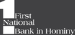 First National Bank in Hominy logo