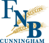 The First National Bank of Cunningham logo
