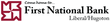 First National Bank of Liberal logo