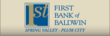 The First Bank of Baldwin logo