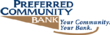 Preferred Community Bank logo