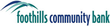 Foothills Community Bank logo