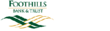 Foothills Bank & Trust logo