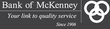 Bank of McKenney logo