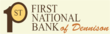 The First National Bank of Dennison logo