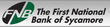 The First National Bank of Sycamore logo