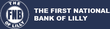 The First National Bank of Lilly logo